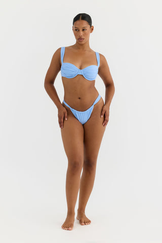 Rhea Cheeky Bikini Bottom – Soft Blue
