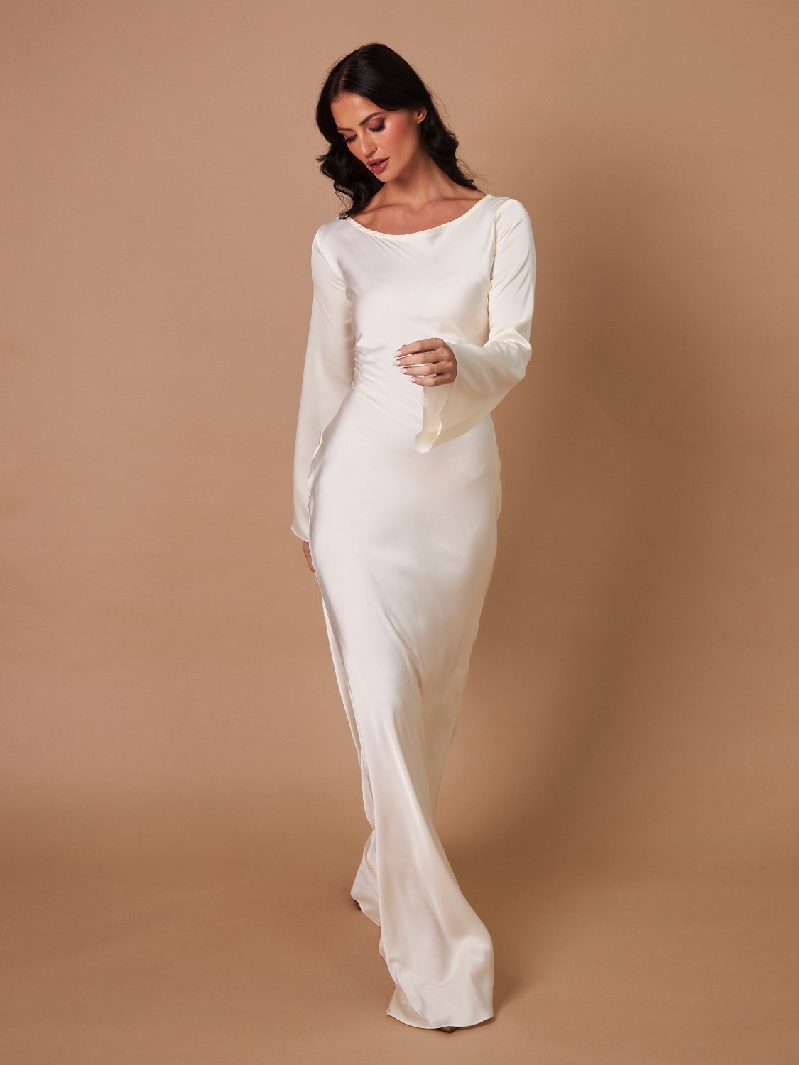 Ariana Long Sleeve Maxi Dress - Aurelia Sun