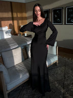 Ariana Long Sleeve Maxi Dress - Aurelia Sun