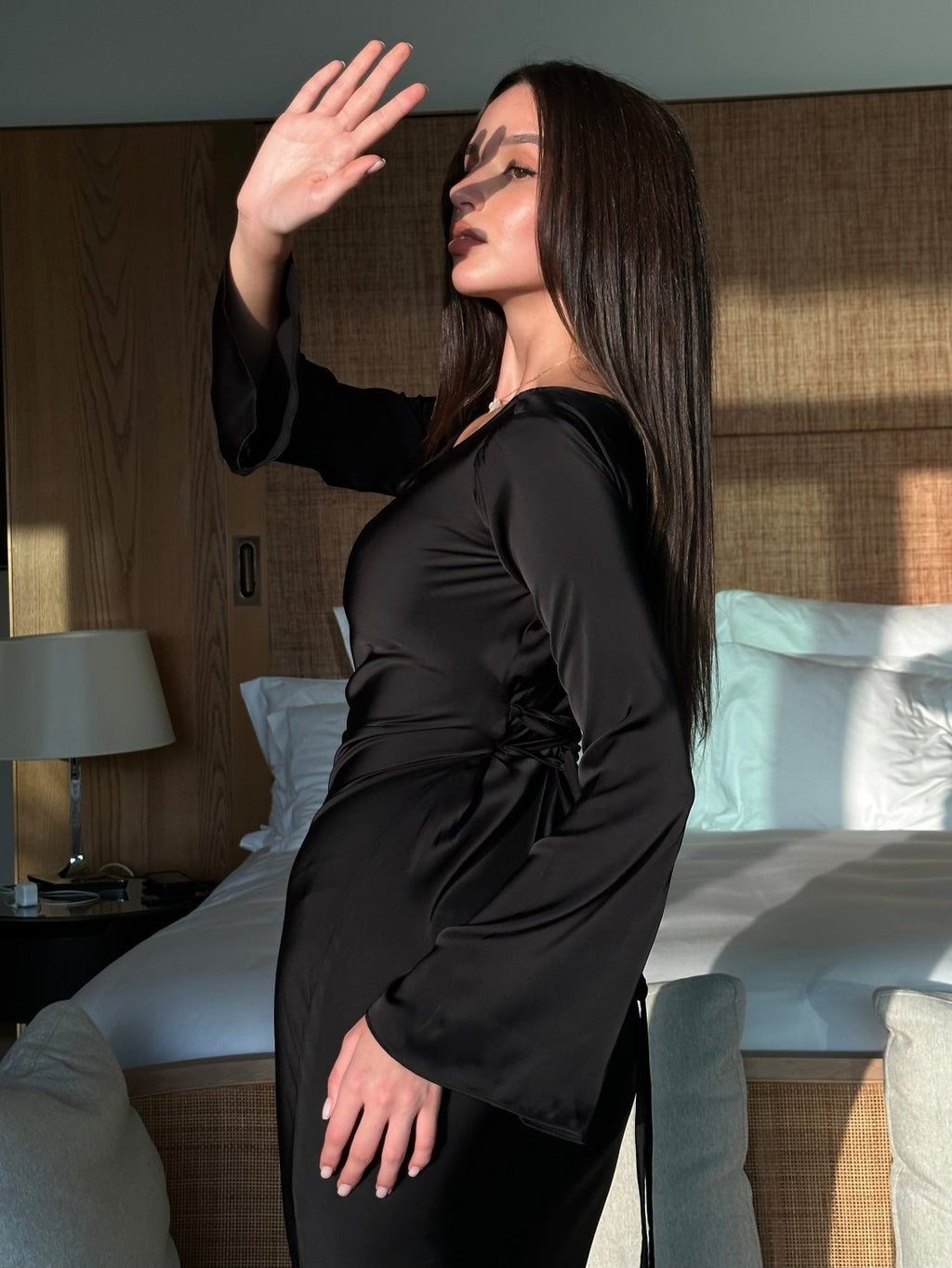 Ariana Long Sleeve Maxi Dress - Aurelia Sun