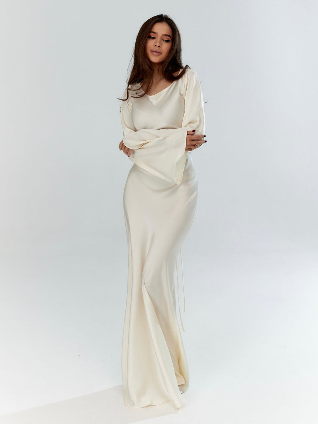 Ariana Long Sleeve Maxi Dress - Aurelia Sun