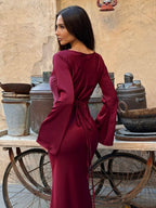 Ariana Long Sleeve Maxi Dress - Aurelia Sun