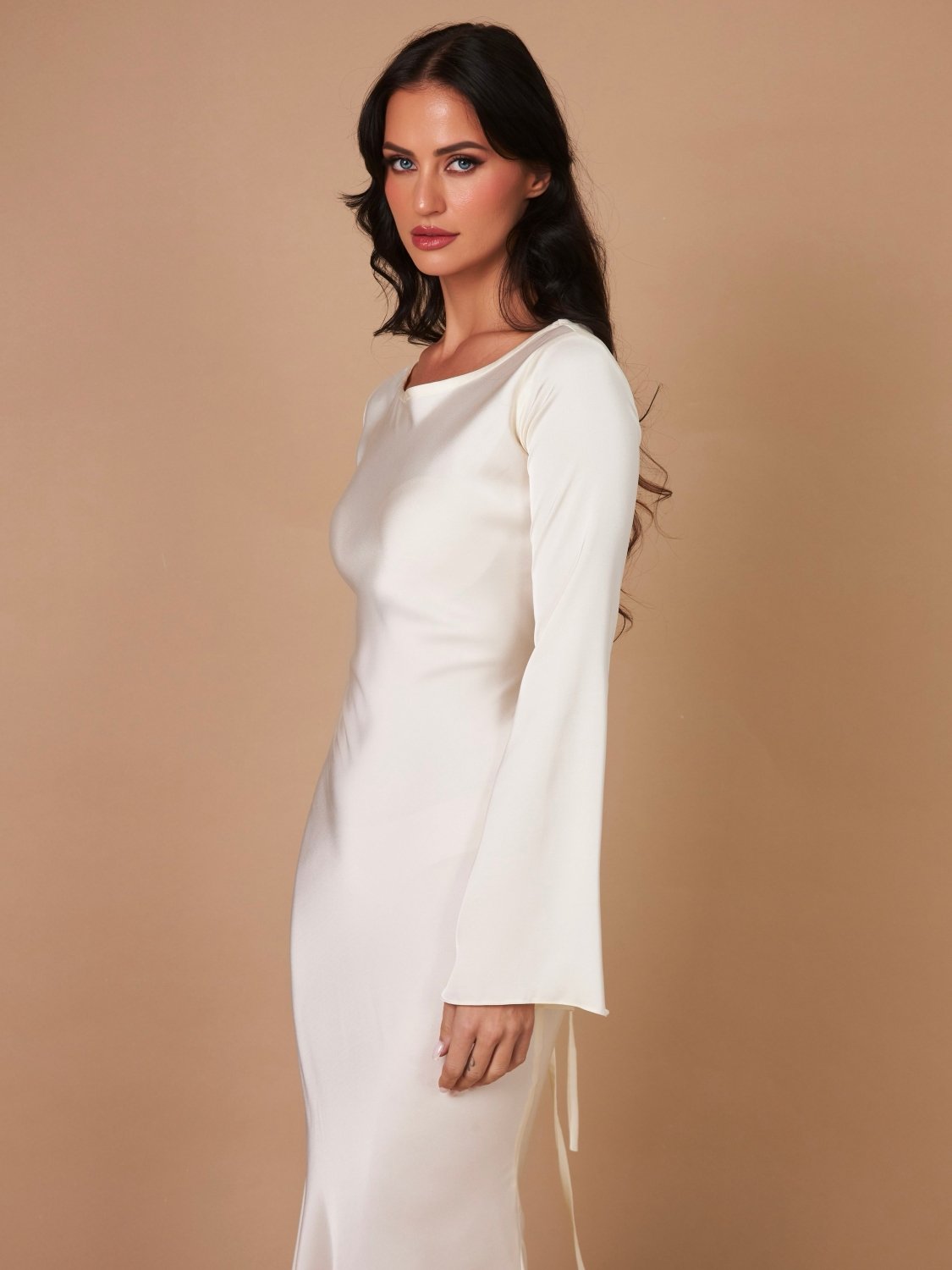 Ariana Long Sleeve Maxi Dress - Aurelia Sun