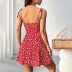 Floral A-Line Summer Mini Dress