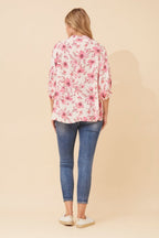 Belina Floral Relaxed Shirt - Aurelia Sun