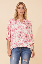 Belina Floral Relaxed Shirt - Aurelia Sun