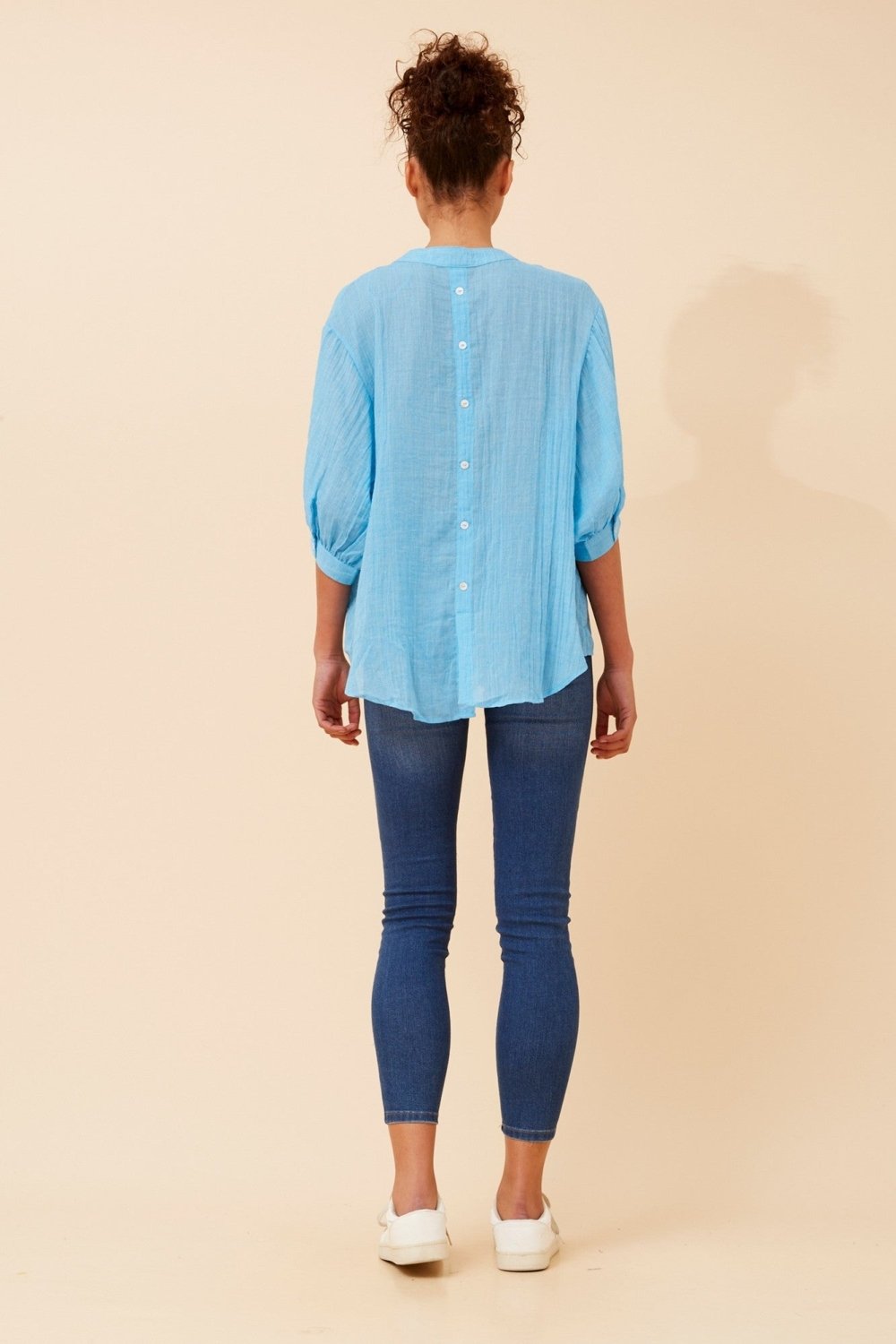 Belina Relaxed Solid Shirt - Aurelia Sun