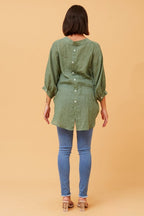 Belina Relaxed Solid Shirt - Aurelia Sun