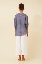 Belina Relaxed Solid Shirt - Aurelia Sun