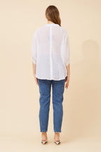 Belina Relaxed Solid Shirt - Aurelia Sun