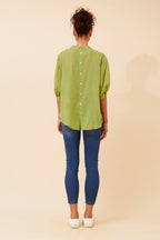 Belina Relaxed Solid Shirt - Aurelia Sun