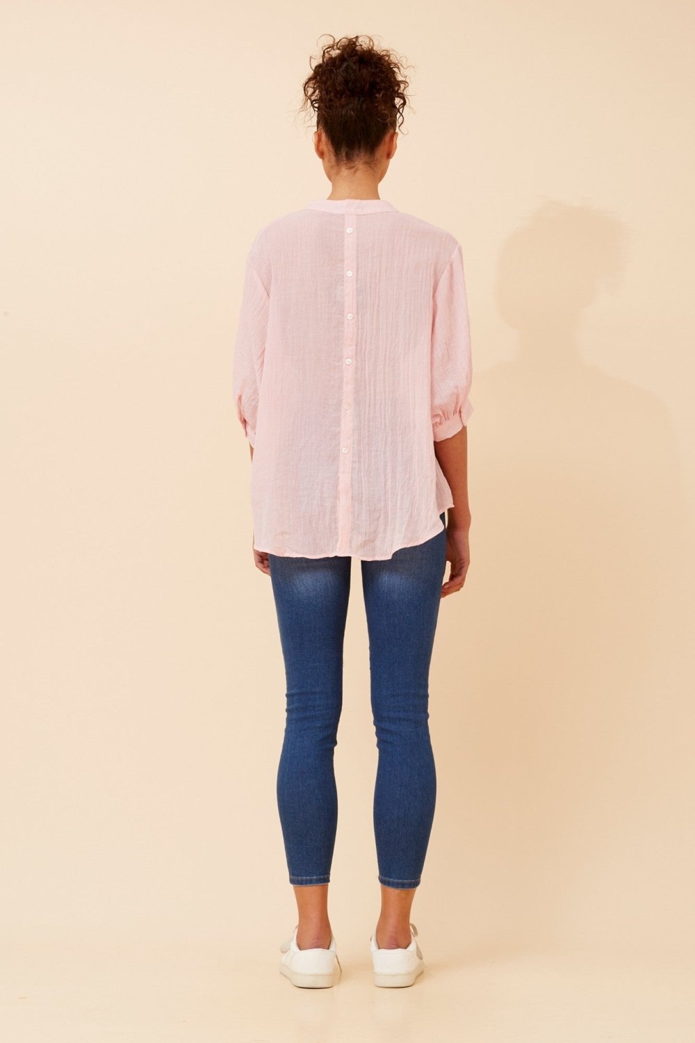 Belina Relaxed Solid Shirt - Aurelia Sun