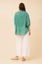 Belina Relaxed Solid Shirt - Aurelia Sun