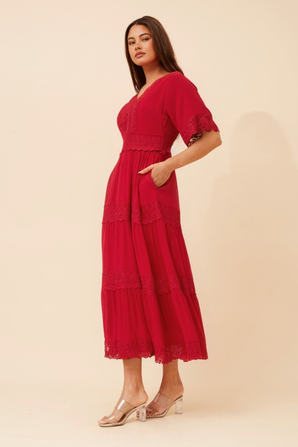 Byron Lace Maxi Dress - Aurelia Sun