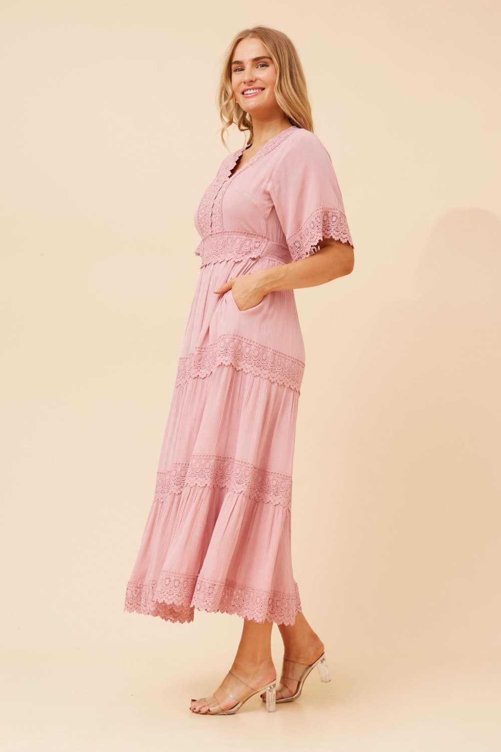 Byron Lace Maxi Dress - Aurelia Sun