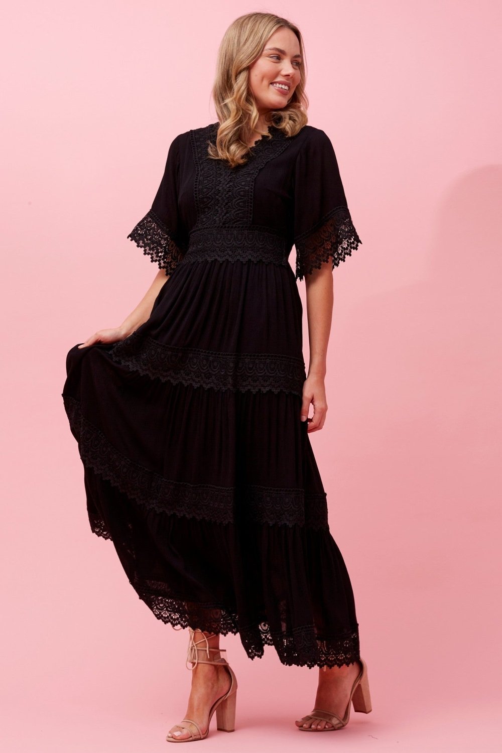 Byron Lace Maxi Dress - Aurelia Sun