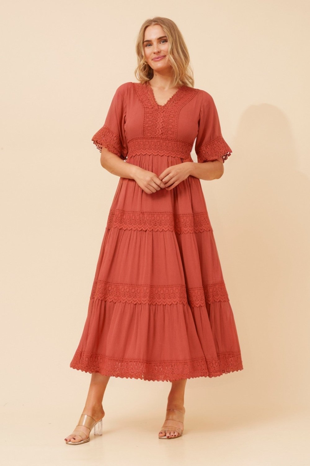 Byron Lace Maxi Dress - Aurelia Sun