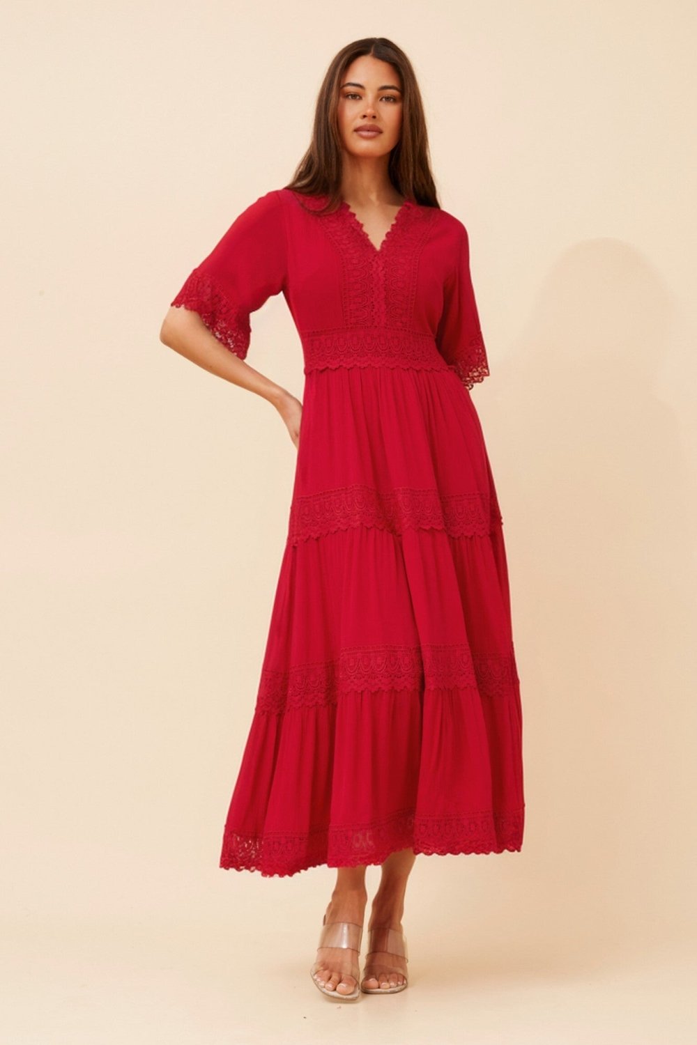 Byron Lace Maxi Dress - Aurelia Sun