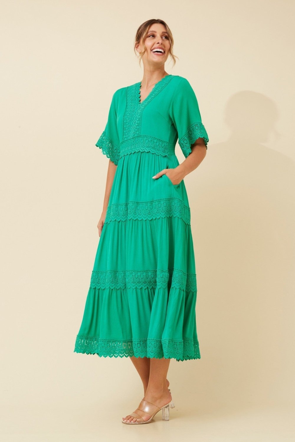 Byron Lace Maxi Dress - Aurelia Sun
