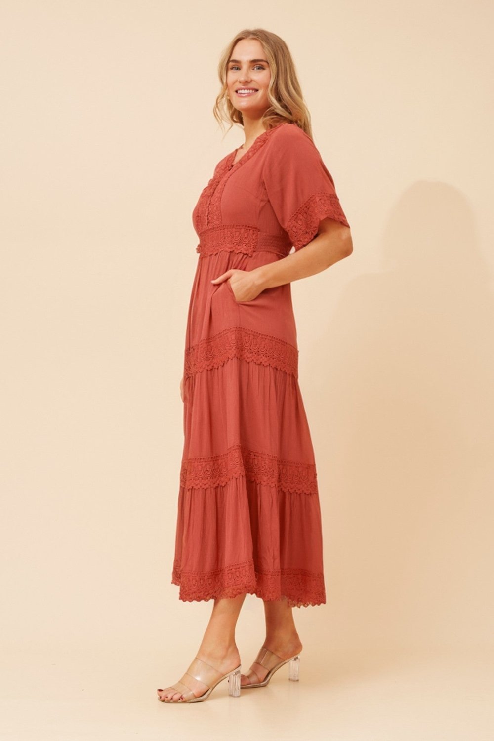 Byron Lace Maxi Dress - Aurelia Sun