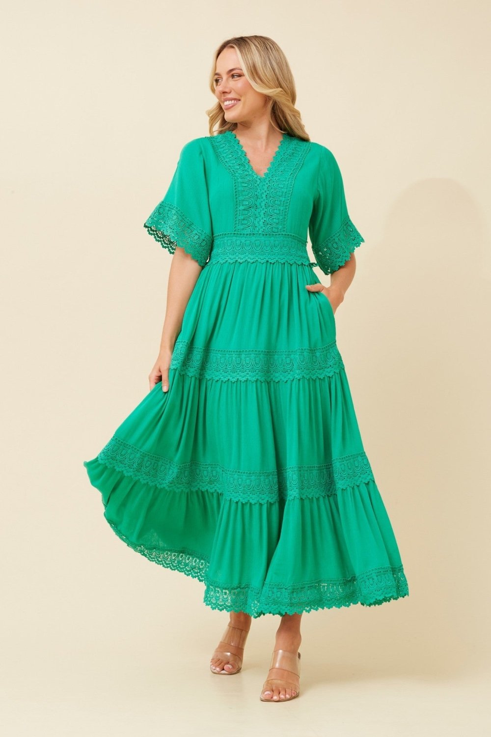 Byron Lace Maxi Dress - Aurelia Sun