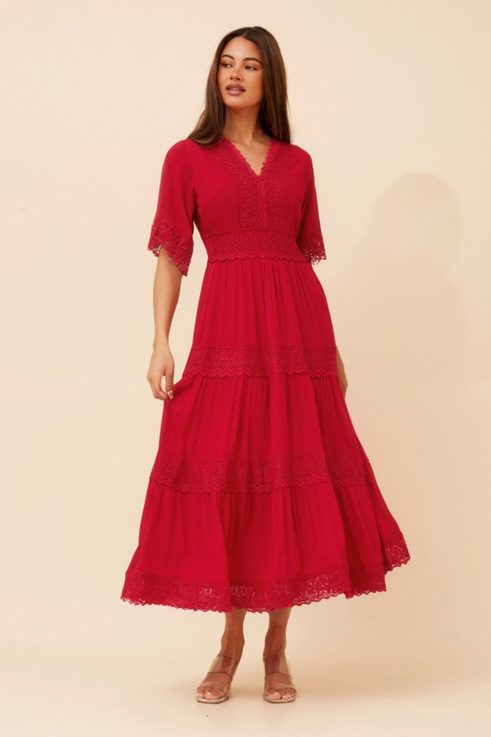Byron Lace Maxi Dress - Aurelia Sun