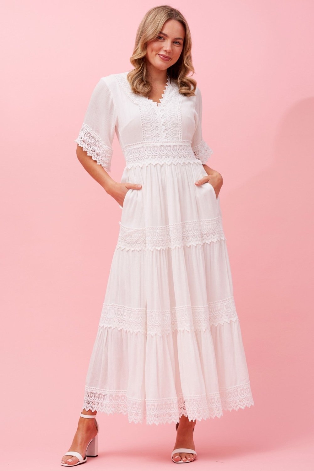 Byron Lace Maxi Dress - Aurelia Sun