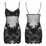 Violette Embroidered Lace Slip