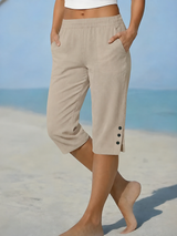 Maddie Coastal Capri Trousers