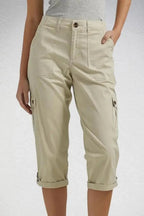 Cargo Cuffed Capri Pants - Aurelia Sun