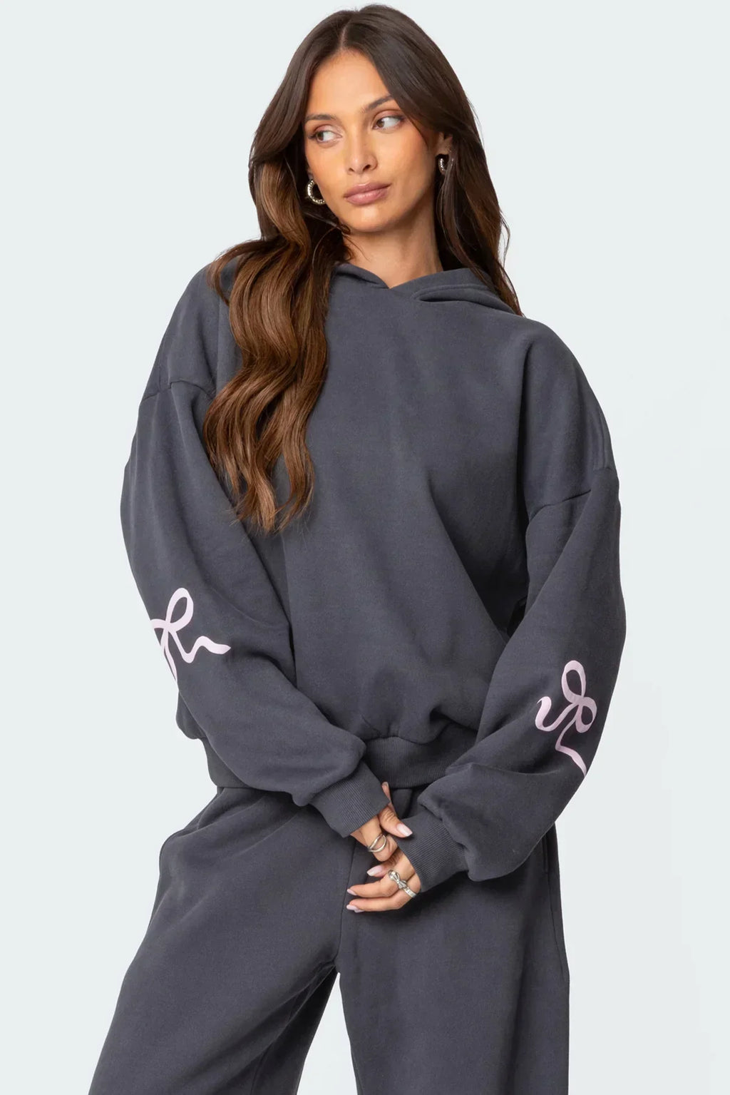 Bow-Print Loungewear Set