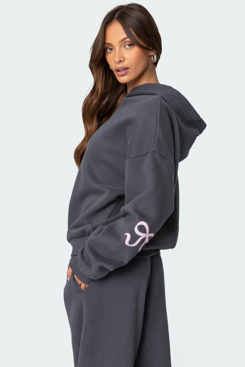 Bow-Print Loungewear Set