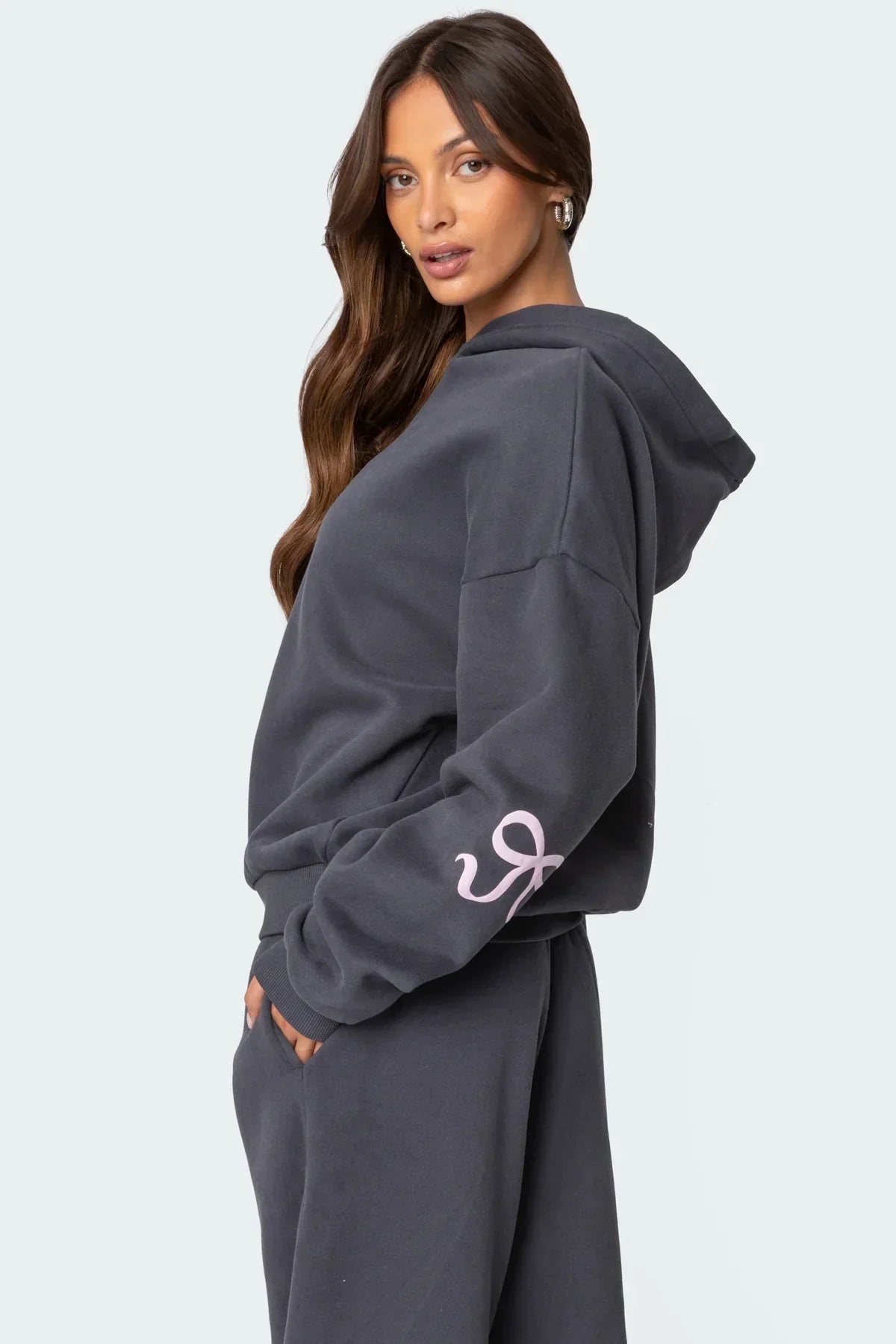Bow-Print Loungewear Set