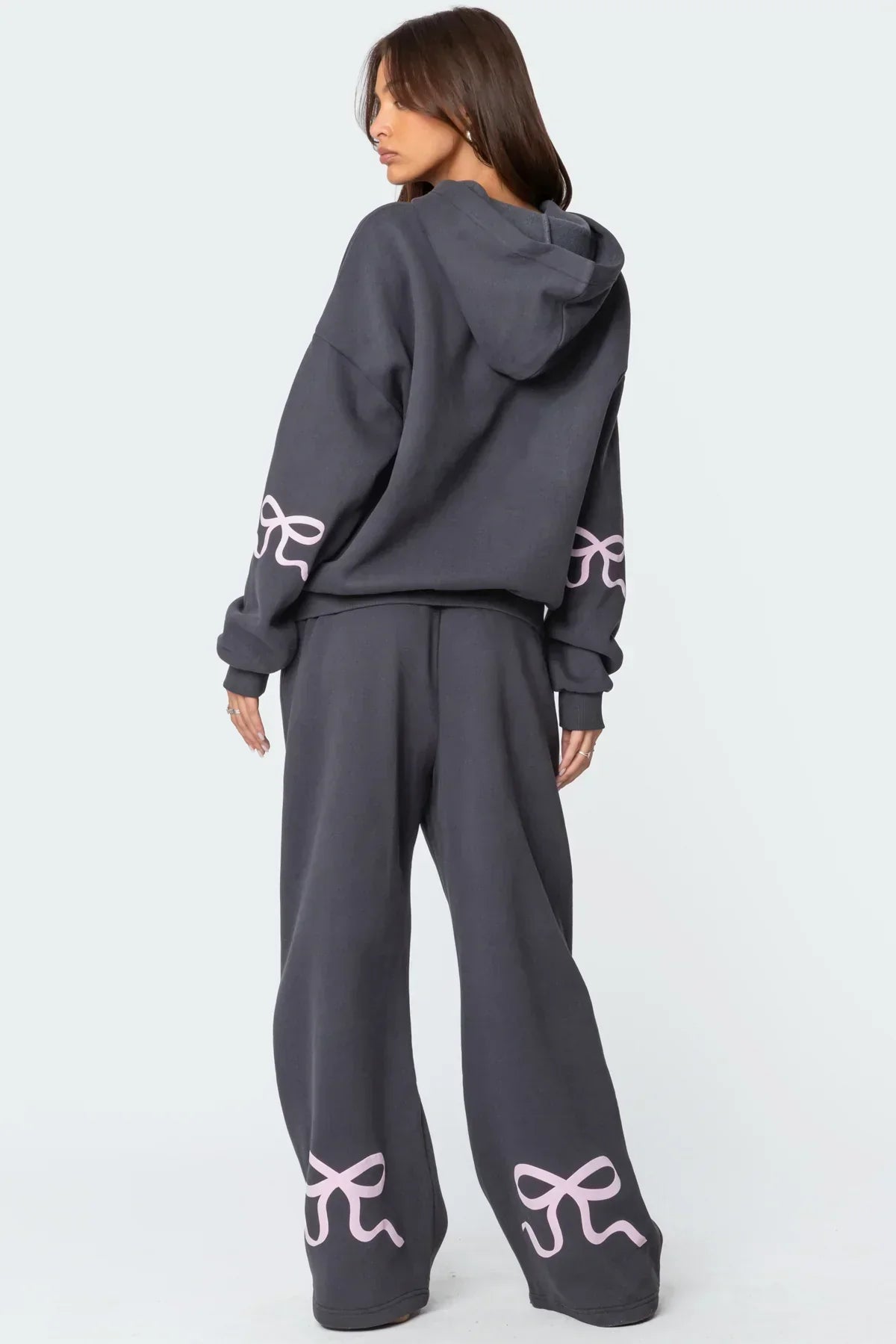 Bow-Print Loungewear Set