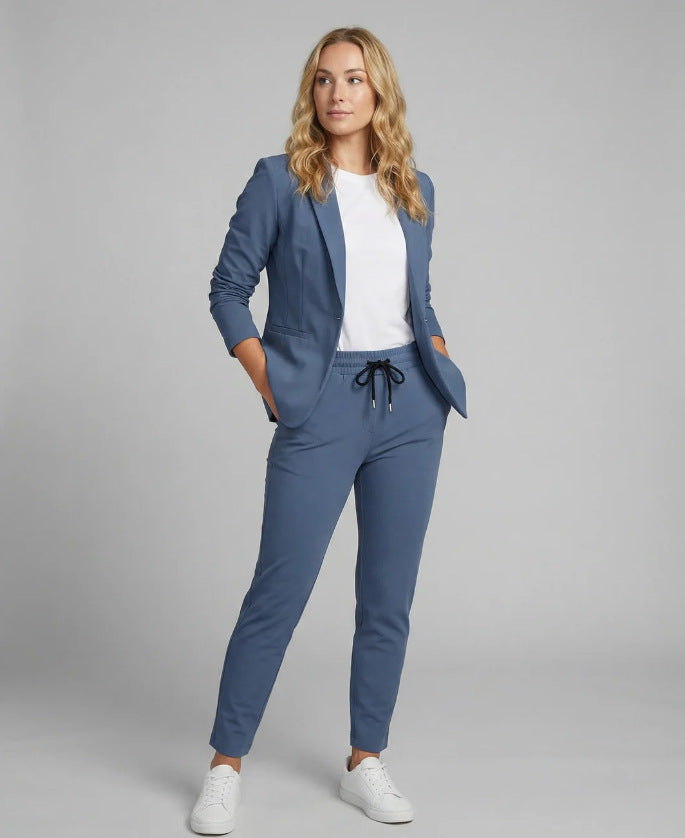 Tailored Blazer & Drawstring Trouser Set