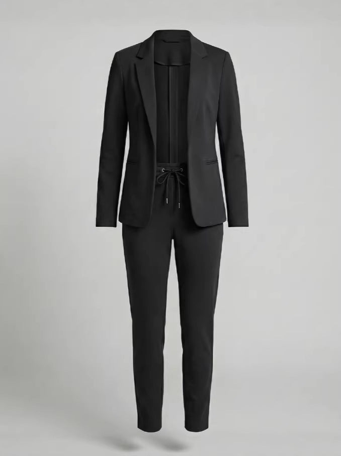 Tailored Blazer & Drawstring Trouser Set