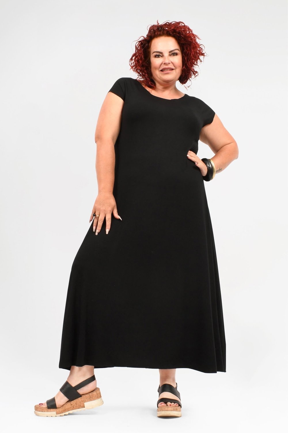 Cora Stretch Long Dress - Aurelia Sun