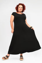Cora Stretch Long Dress - Aurelia Sun