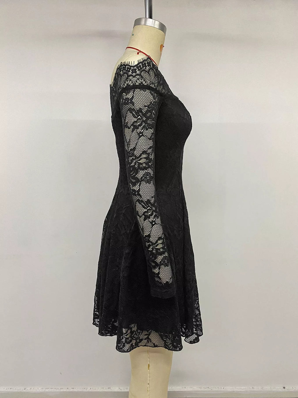 Women's Lace Off-Shoulder Mini Dress