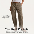 Maren Tailored Utility Trousers – Olive