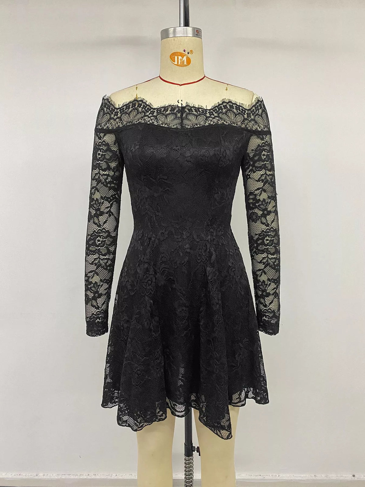 Women's Lace Off-Shoulder Mini Dress