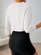 Elodie Cropped Blazer - Aurelia Sun