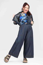Gemma Soft Denim Straight Leg Pants - Aurelia Sun