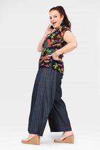 Gemma Soft Denim Straight Leg Pants - Aurelia Sun