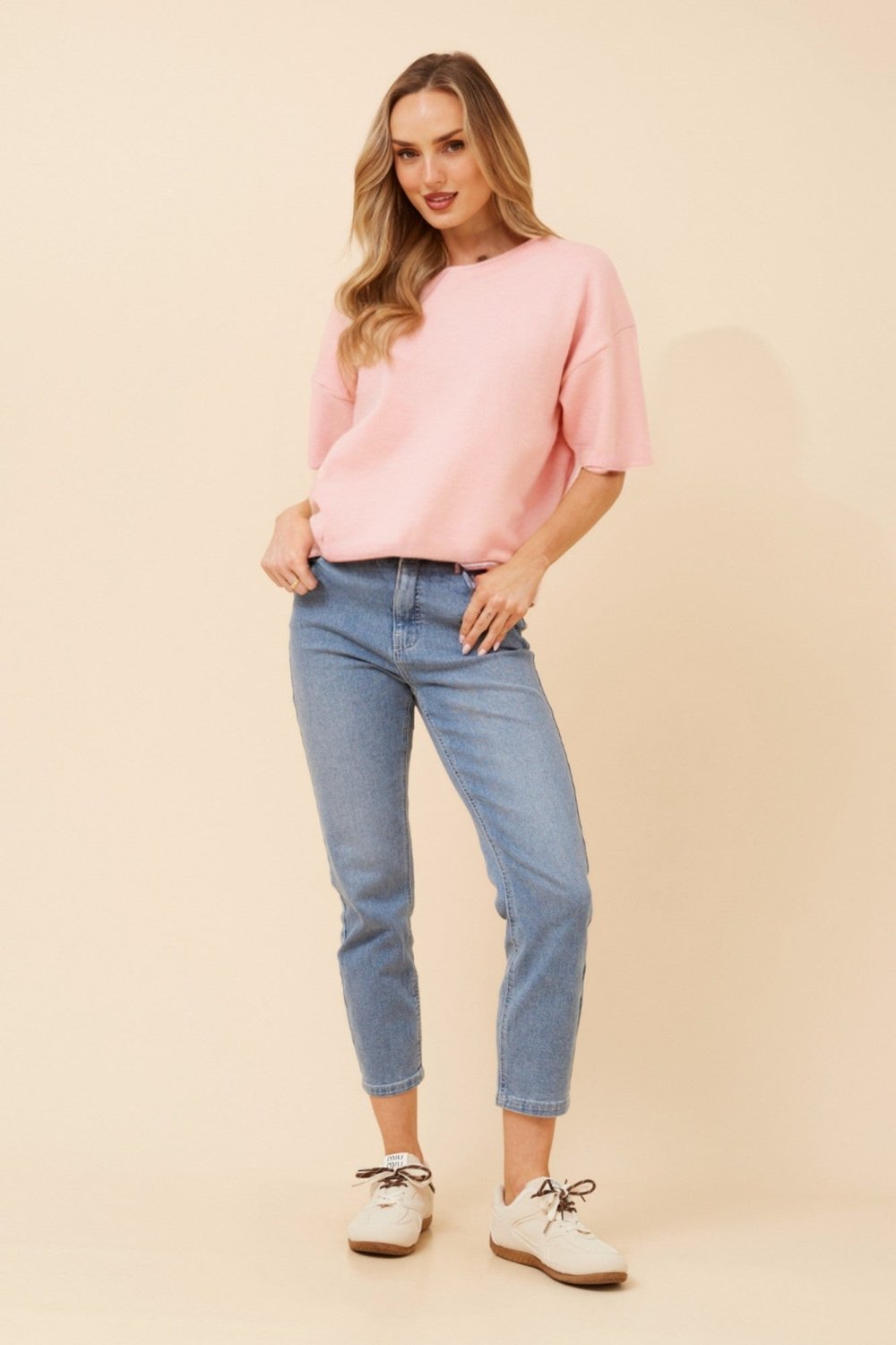 Gilbert Short Sleeve Knit Pullover - Aurelia Sun