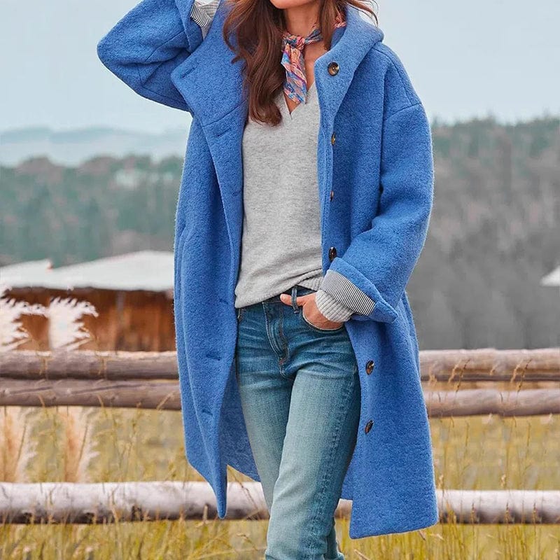 Women's High-Collar Winter Coat – Green