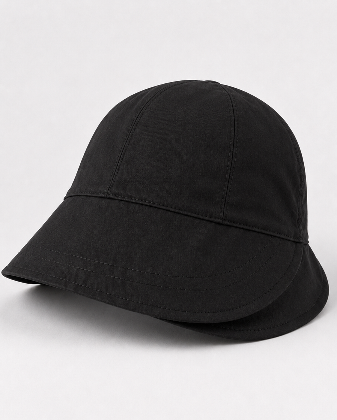 Aurelia Sun Resort Panama Visor – Black, 56–58 cm