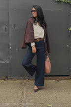 Lucy Straight-Leg Jeans in Denim by Aurelia Sun