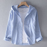 Nova Linen Hooded Top