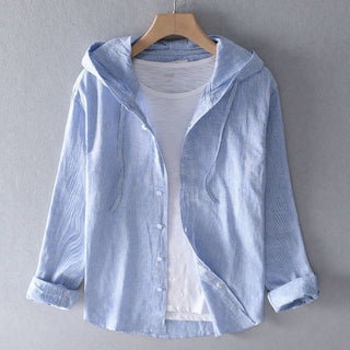 Nova Linen Hooded Top
